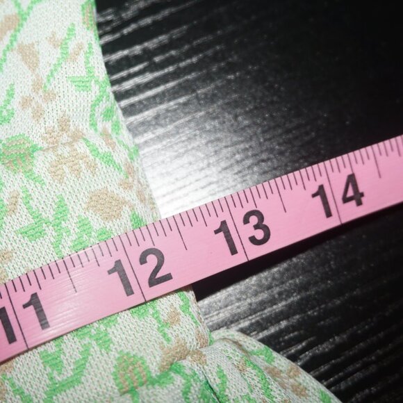 Vintage 70s Floral Regency Peasant Maxi Dress - Picture 7 of 8